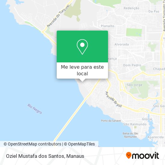 Oziel Mustafa dos Santos mapa