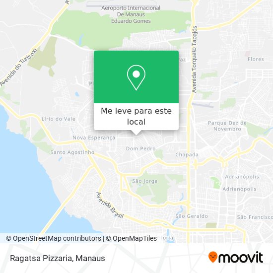 Ragatsa Pizzaria mapa