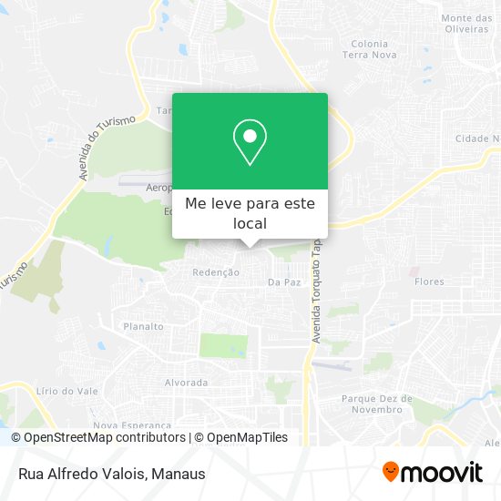 Rua Alfredo Valois mapa