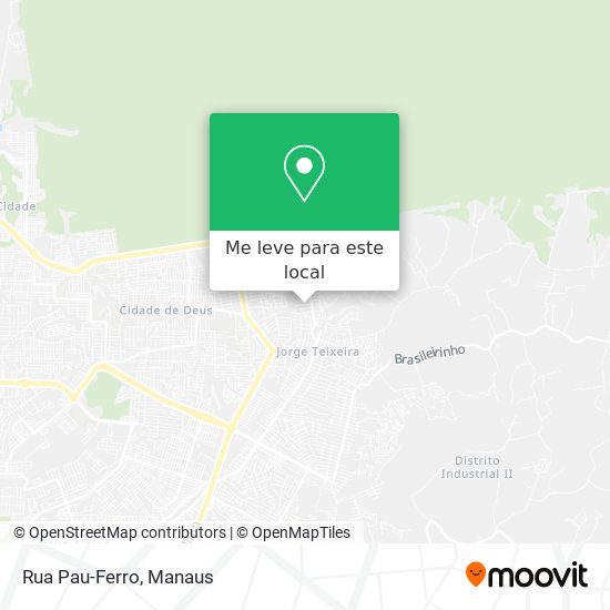 Rua Pau-Ferro mapa