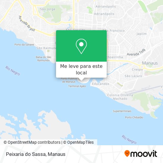 Peixaria do Sassa mapa