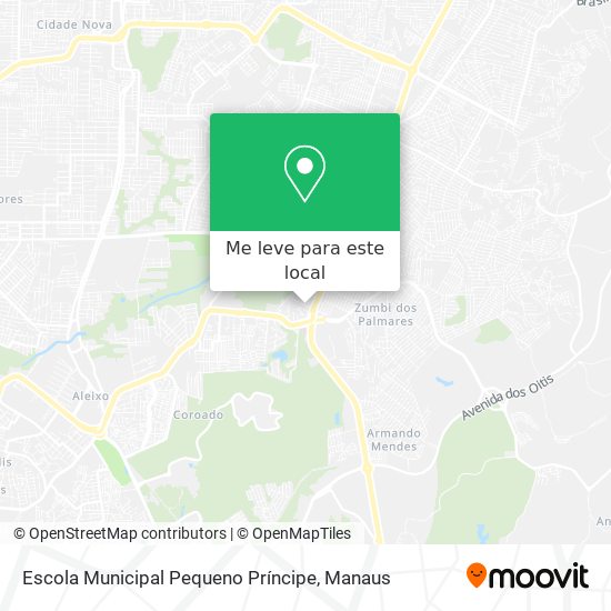 Escola Municipal Pequeno Príncipe mapa