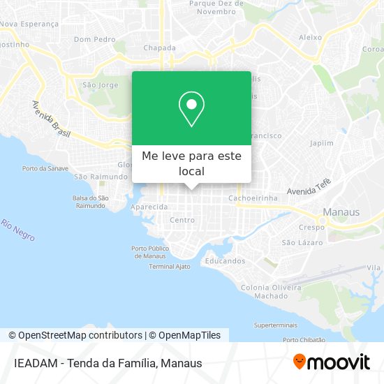 IEADAM - Tenda da Família mapa