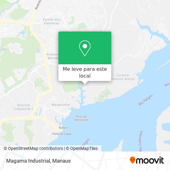 Magama Industrial mapa