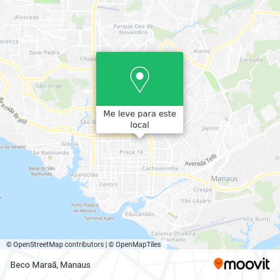 Beco Maraã mapa