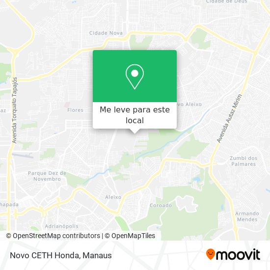 Novo CETH Honda mapa