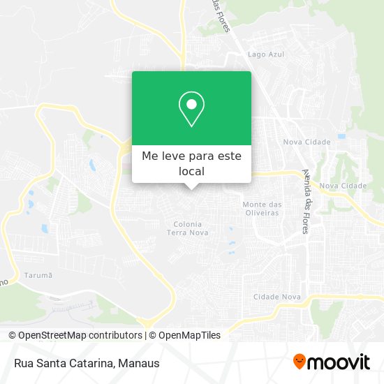 Rua Santa Catarina mapa