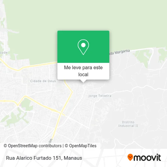 Rua Alarico Furtado 151 mapa