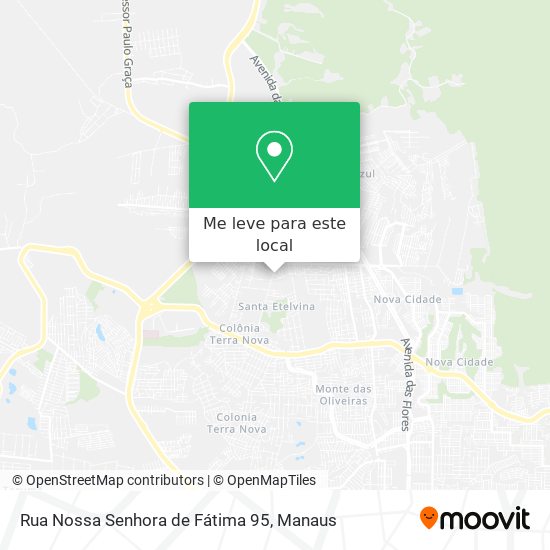 Rua Nossa Senhora de Fátima 95 mapa