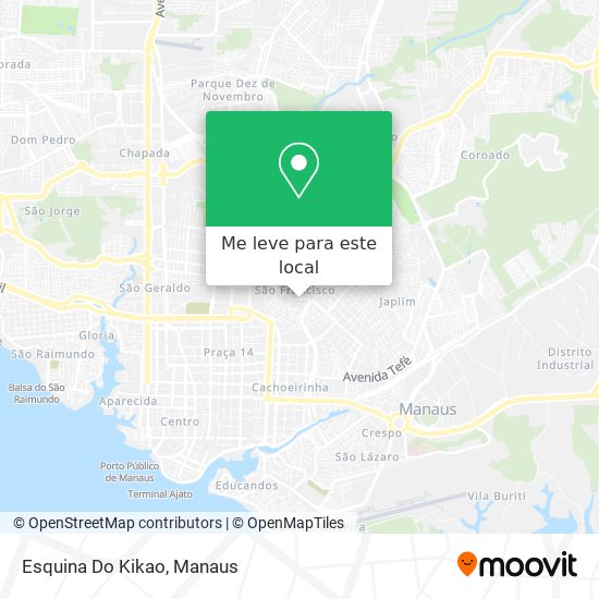 Esquina Do Kikao mapa