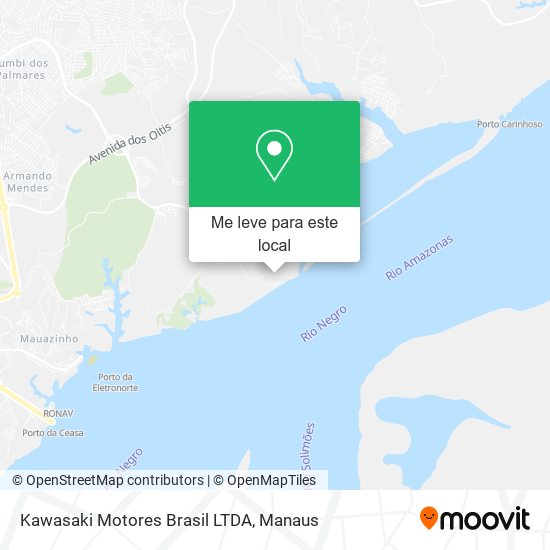 Kawasaki Motores Brasil LTDA mapa