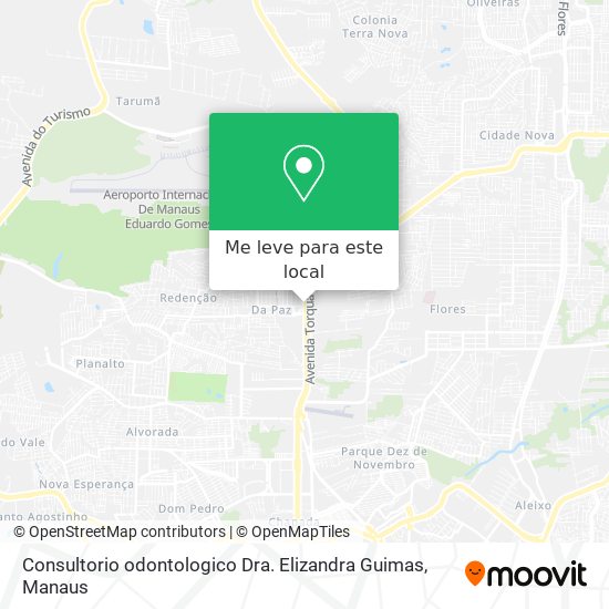 Consultorio odontologico Dra. Elizandra Guimas mapa