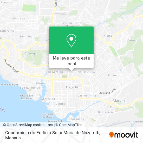 Condomínio do Edifício Solar Maria de Nazareth mapa