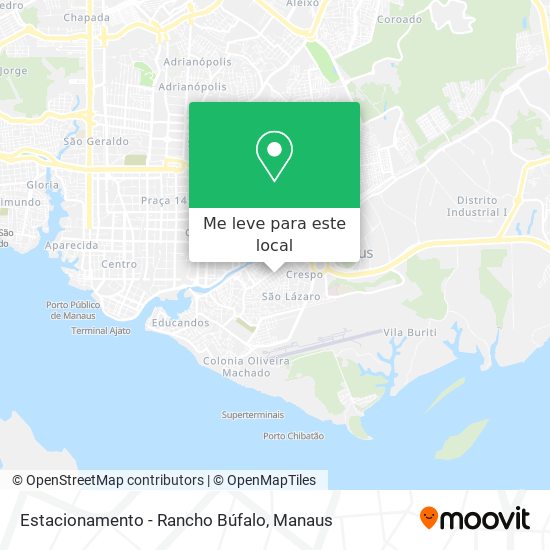 Estacionamento - Rancho Búfalo mapa