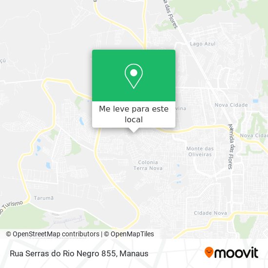 Rua Serras do Rio Negro 855 mapa
