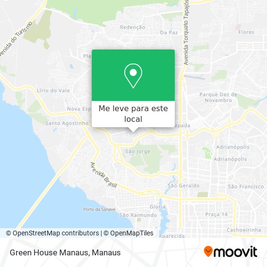 Green House Manaus mapa