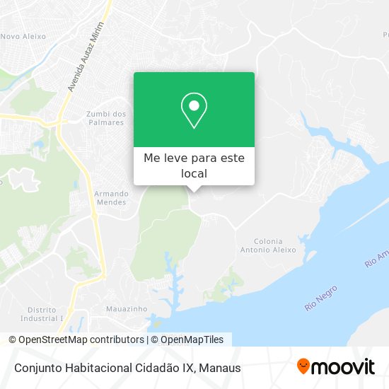Conjunto Habitacional Cidadão IX mapa