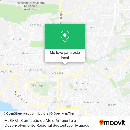 ALEAM - Comissão de Meio Ambiente e Desenvolvimento Regional Sustentável mapa