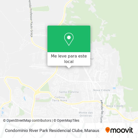 Condomínio River Park Residencial Clube mapa