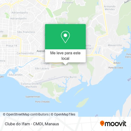 Clube do Ifam - CMDI mapa