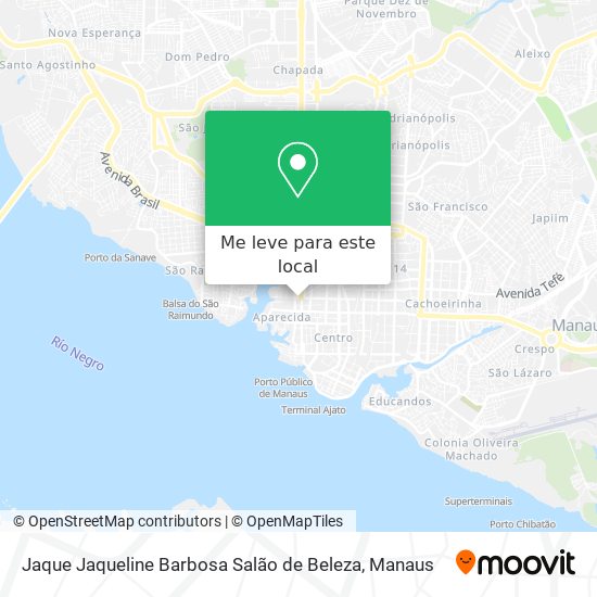 Jaque Jaqueline Barbosa Salão de Beleza mapa