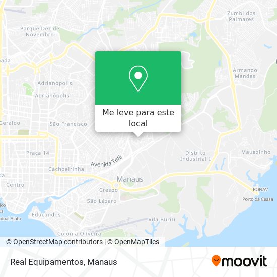 Real Equipamentos mapa