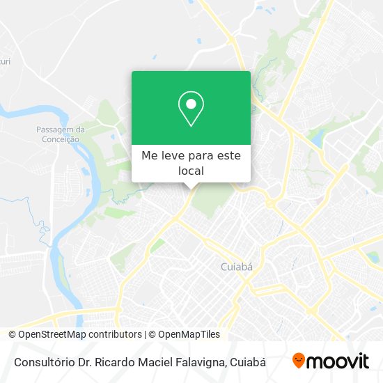 Consultório Dr. Ricardo Maciel Falavigna mapa