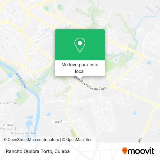 Rancho Quebra Torto mapa