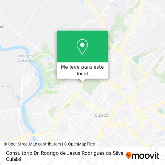 Consultório Dr. Rodrigo de Jesus Rodrigues da Silva mapa