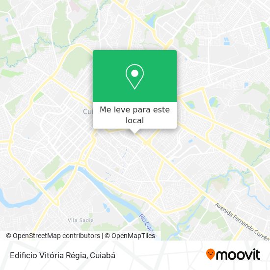 Edificio Vitória Régia mapa