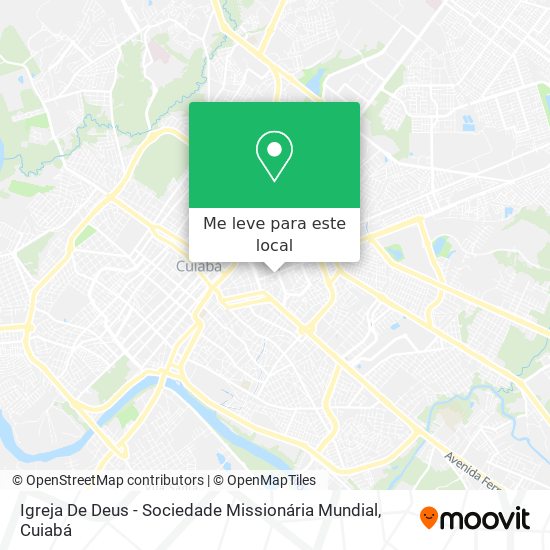 Igreja De Deus - Sociedade Missionária Mundial mapa