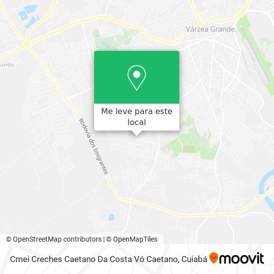 Cmei Creches Caetano Da Costa Vó Caetano mapa