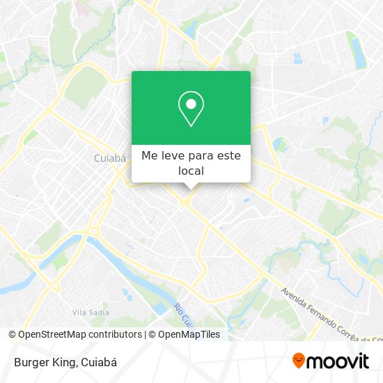 Burger King mapa