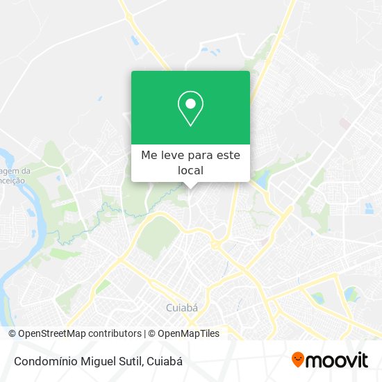Condomínio Miguel Sutil mapa