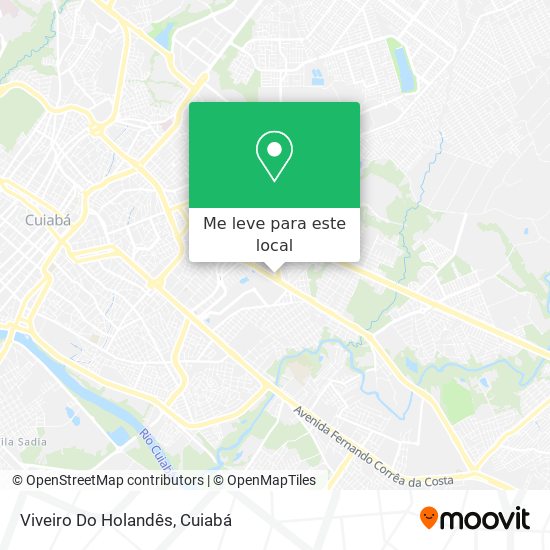 Viveiro Do Holandês mapa