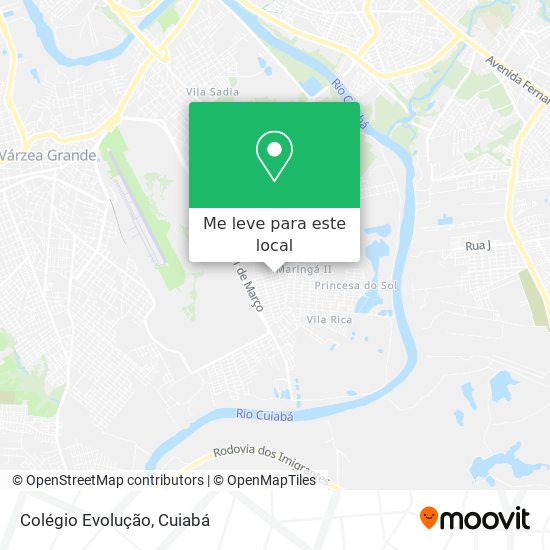 Colégio Evolução mapa