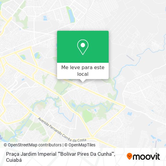 Praça Jardim Imperial ""Bolívar Pires Da Cunha"" mapa