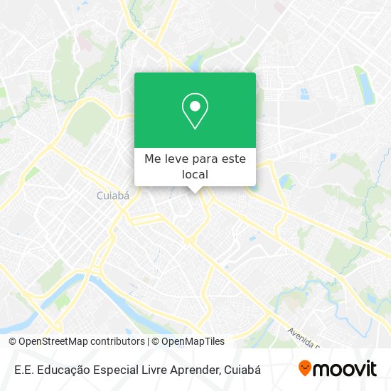 E.E. Educação Especial Livre Aprender mapa