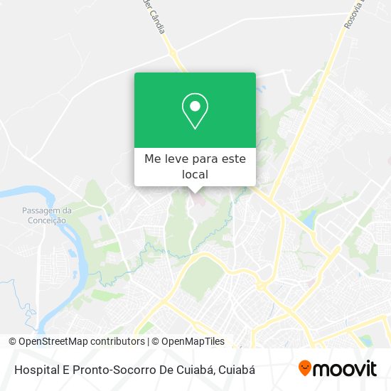 Hospital E Pronto-Socorro De Cuiabá mapa