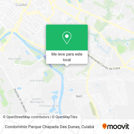 Condomínio Parque Chapada Das Dunas mapa