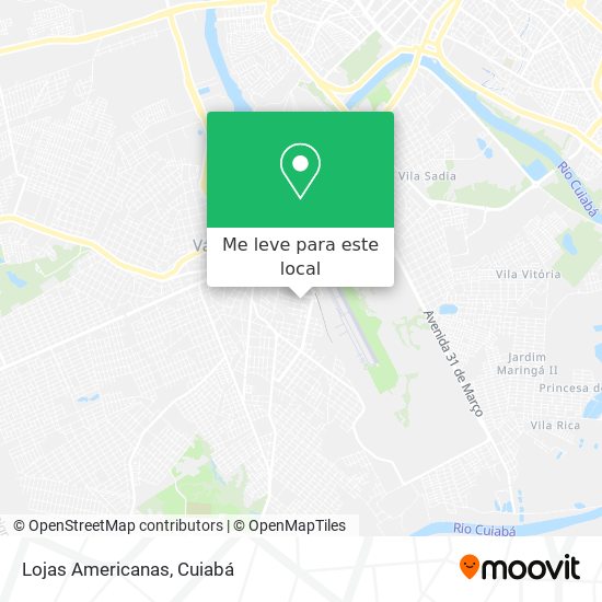 Lojas Americanas mapa