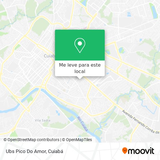 Ubs Pico Do Amor mapa