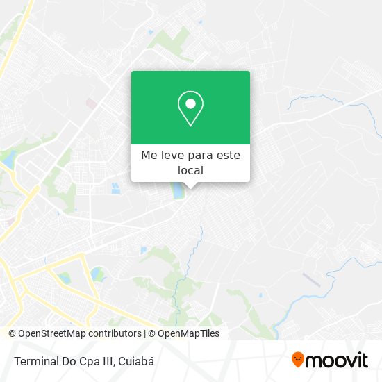 Terminal Do Cpa III mapa