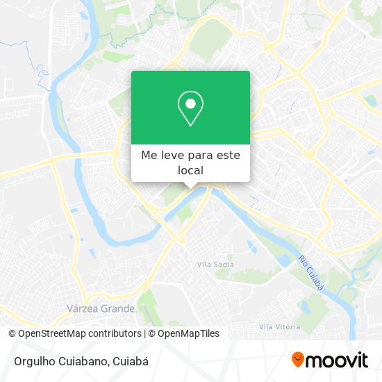 Orgulho Cuiabano mapa