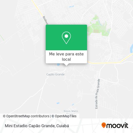 Mini Estadio Capão Grande mapa