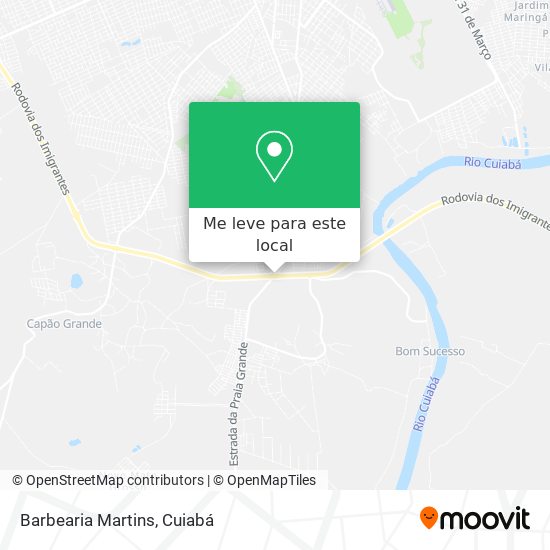 Barbearia Martins mapa