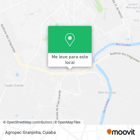 Agropec Granjinha mapa