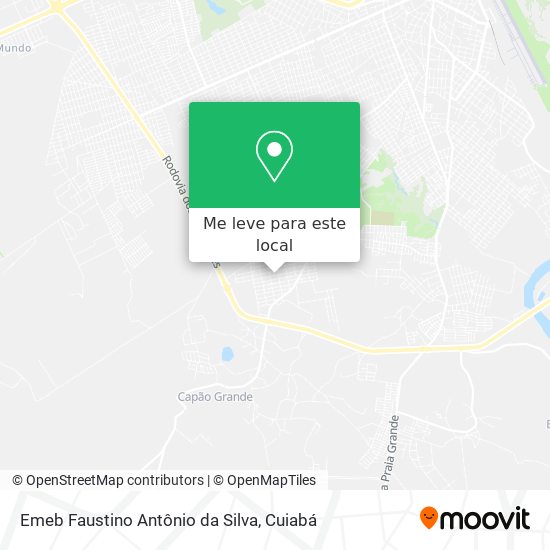 Emeb Faustino Antônio da Silva mapa