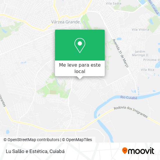 Lu Salão e Estética mapa