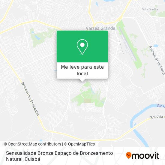 Sensualidade Bronze Espaço de Bronzeamento Natural mapa